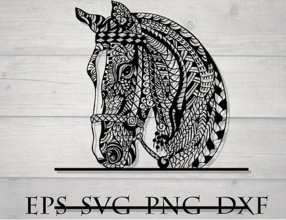 Mandala Layered Horse Svg Free - Layered SVG Cut File ...