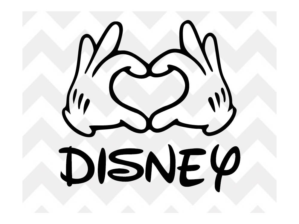 Download Mickey Heart Hands SVG Mickey Mouse Disney SVG Disney SVG