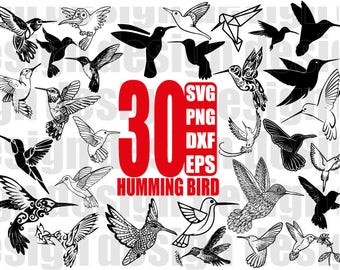HUMMINGBIRD SVG, humming bird svg file, flying bird svg, bird svg file, bird silhouette, wildlife, clipart, stencil decal, cut files, cricut