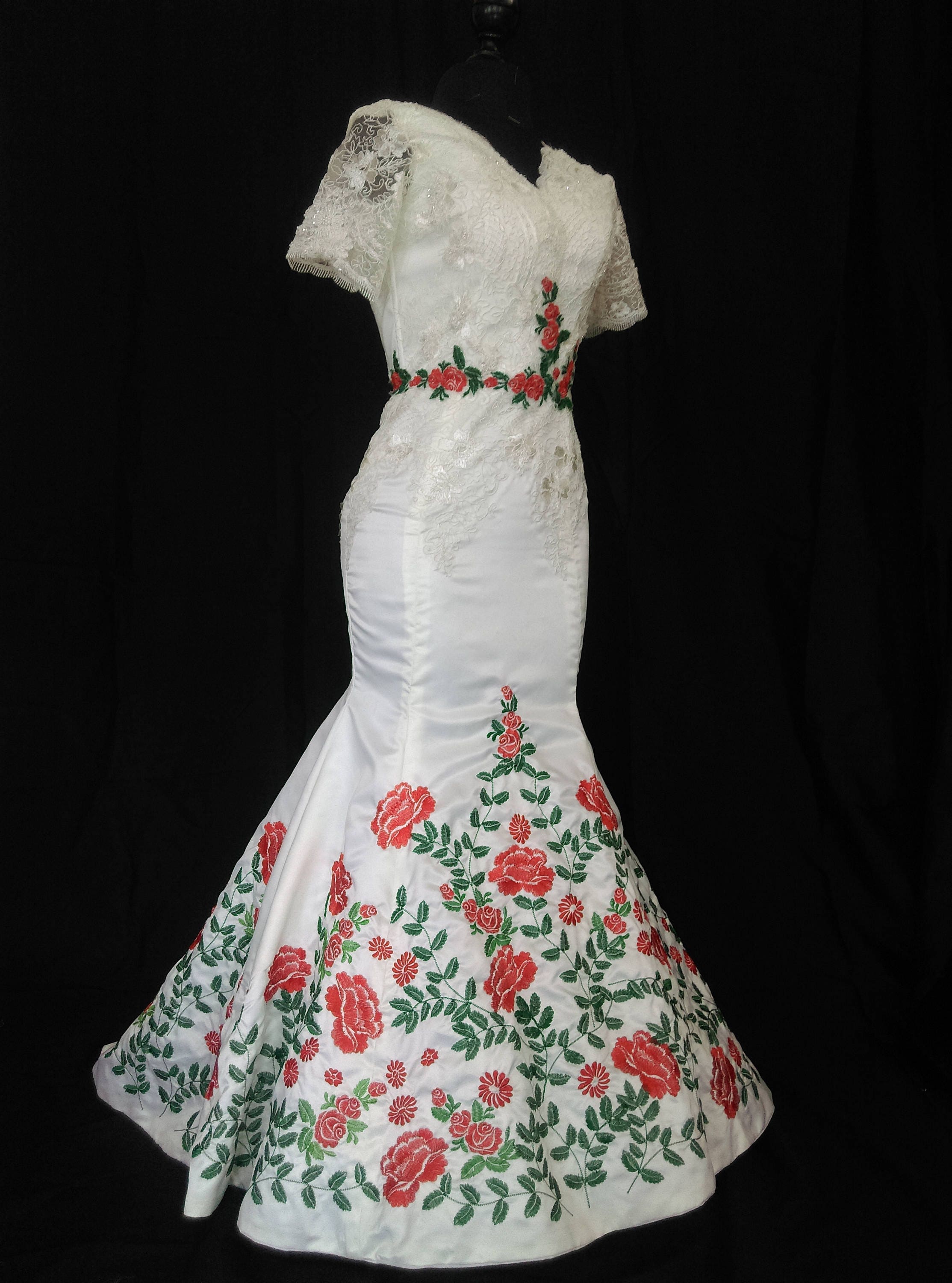 Vestido Mexicano para novia. Mexican Wedding Dress. Vestido