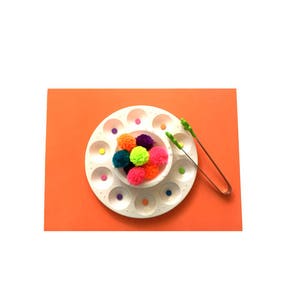 Montessori Transfer Work for 2 -3 years old, Toddler Busy Bag, Practical Life Activity, Montessori Tot Tray, Toddler Gift