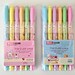 RUI Sweet Cake rabbits bunnies cute kawaii kitsch set of 6 double ended highlighter pens