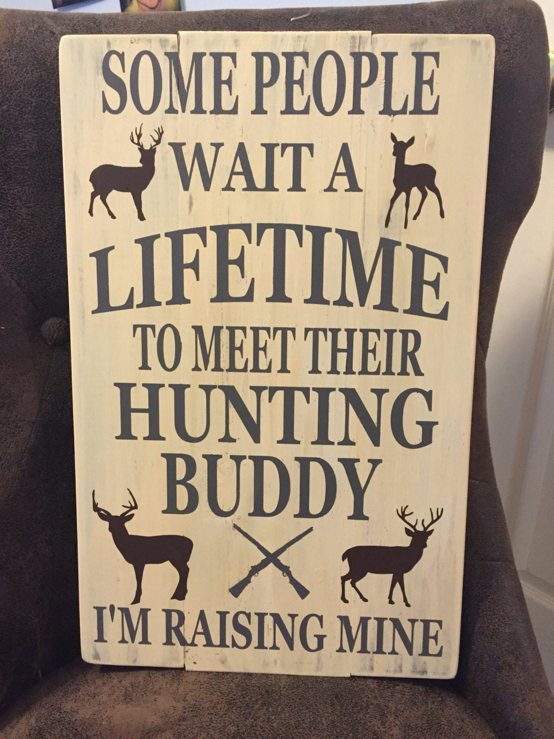 Hunting Signs / Hunting Buddy / Rustic Signs / Rustic Decor