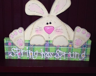 Spring Has Sprung Easter Sign