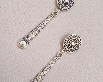 Silver earrings very light original