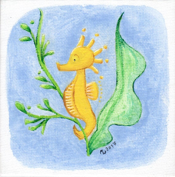 Little yellow Seahorse
