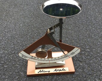 Adams Apple Scale Measures Gram - Ounce Original box Chicago Illinois