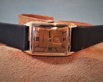 14K Solid Gold Longines Watch
