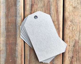 Large Kraft Cardstock Tags 3.5 x 2 Inch Blank