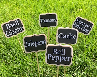 Garden Labels / Custom Garden Labels / Herb Labels / Vegetable Markers / Vegetable Garden Labels / Garden Stakes / Garden Markers / labels