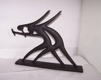 MODERNIST sculpture - SPORT - cast - design 50