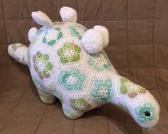 Soft Handmade Crochet Stegosaurus Dinosaur