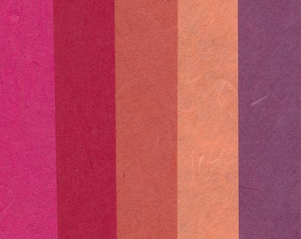 korean paper for origami "Hanji" red