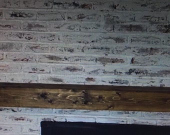 Floating mantle, your choice of stains or barn wood free ship USA
