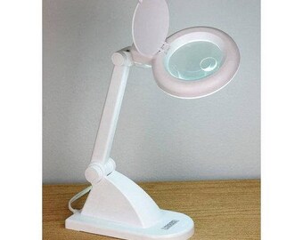 Brand New Magnifying Glass Lighting Lamp Tool Desktop Table Bench Hobby and Craft Jewelry Painting Electronics Repairs and more