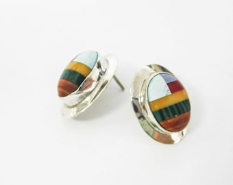 ONE pair of STERLING silver earrings and pendant