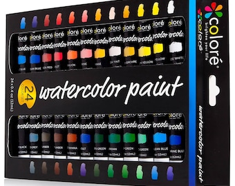 High Quality Watercolor Paint Kit ,24 Colors.Adults painting