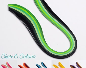 Quilling paper for Quilling 6 set shades of colors 530 x 5 mm
