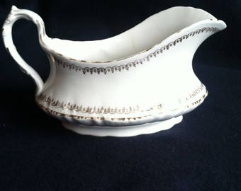 Homer Laughlin Antique Gravy Server Hudson