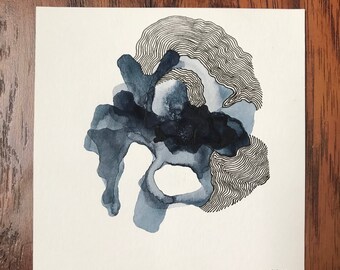 Mini Watercolor Original #1
