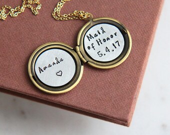 Maid of Honor Gift, Maid of Honor Proposal gift, Bridesmaid Gift, Maid of Honor Necklace, Will You Be My Maid of Honor, Matron of Honor Gift