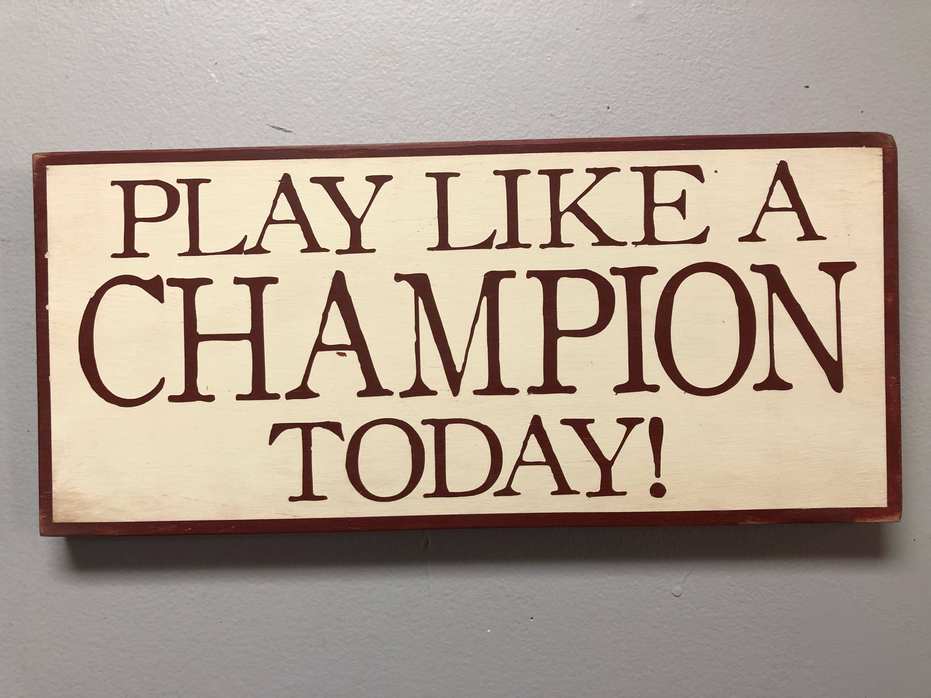 Play Like A Champion Today Oklahoma Sooner Notre Dame