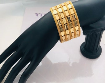 1960's Gold Cuff Bracelet