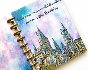 Happy Planner Cover Set: "Hogwarts", 10 Mil Laminated