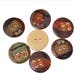 10 15mm Wooden Owl Buttons 2 Hole Flatback Sewing Craft UK SELLER SMALL Projects Knitting Crochet