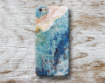 Blue Agate Phone Case for iPhone 4 4s 5 5s SE 5C 6 6S 7 8 PLUS X iPod Touch 5 6 Oneplus 2 3 5 1+2 1+3 1+5