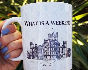 What is a weekend Downton Abbey Inspired Mug