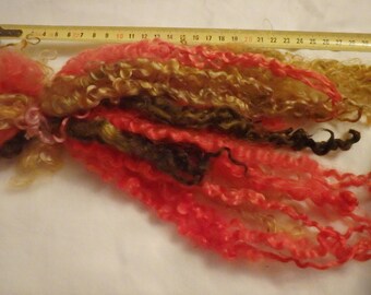 Wensleydale dyed locks 25grms