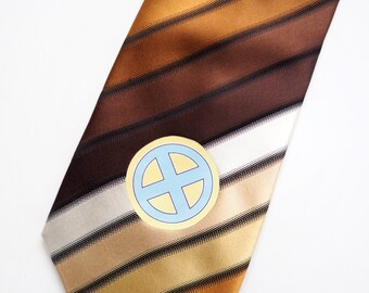 Geek Necktie - X-MEN - Superheroe necktie - Custom wedding tie - Groomsmen gift - Mismatched & Rockabilly ties - Mad Men Fashion