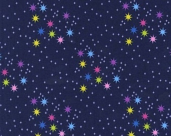 Stars Navy Tamara Kate Michael Miller Fabric 1 yard