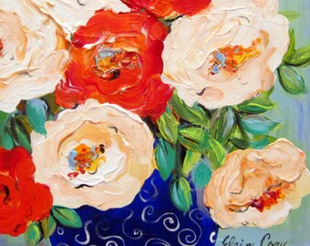Original painting Still life painting canvas art 11 x 14 Art by Elaine Cory