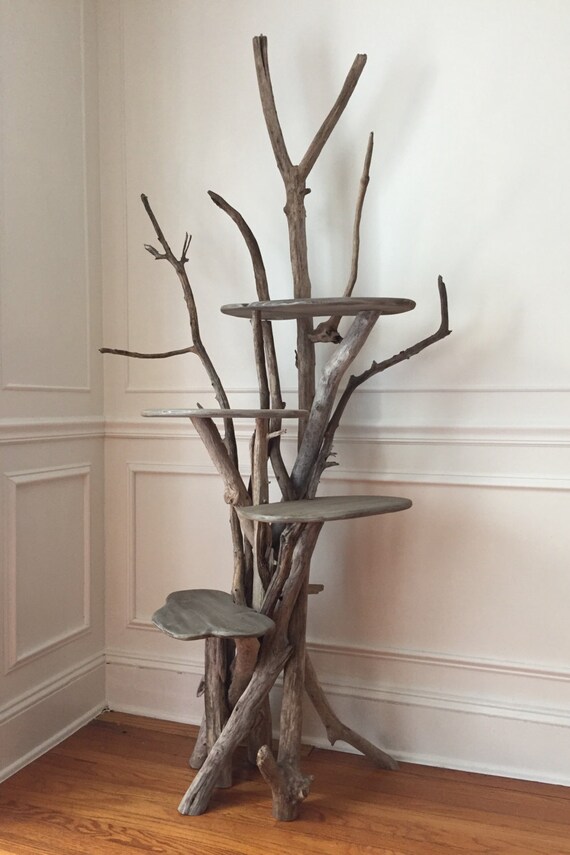 Large Driftwood Cat Climbing Tree. Handmade from Reclaimed