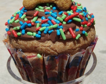 Organic Dog Treats - Bionic Pupcakes - Organic Dog Treats All Natural Vegetarian Peanut Butter Gourmet - Shorty's Gourmet Treats