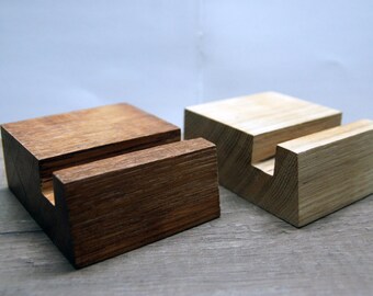 iPhone stand. Wood iPhone dock. Beech iPhone Stand. Oak iPhone Stand.