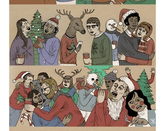 Christmas Party 11x17 print