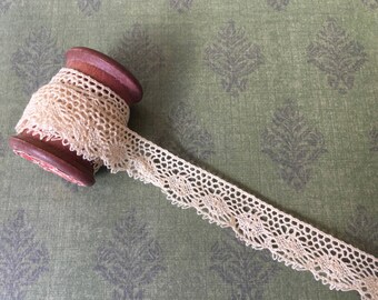 2 Yards 30" of Pretty Vintage Ivory Colored Trim