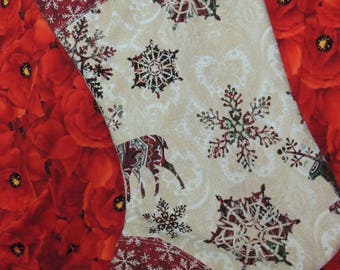 Christmas stocking with Reindeer