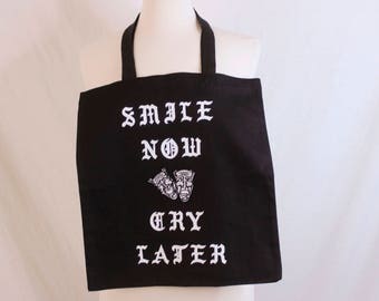 Smile Now,Cry Later Dj Tote bag