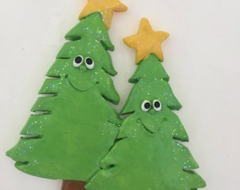 New for 2017... personalized original Christmas tree couple ornament , first Christmas, Christmas tree, couple ornament