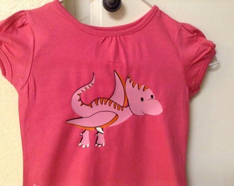 Girl's dinosaur shirt