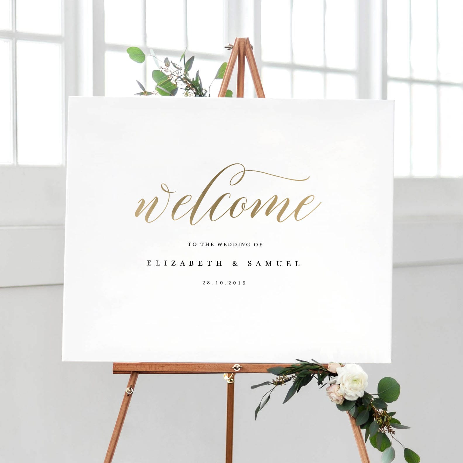To Our Wedding Sign Template Printable Sign