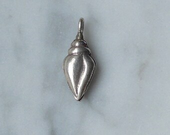 HT-179 Thai Hill Tribe Fine Silver Shell Charm