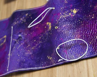 Ready to ship - A5 deluxed Trifold in simply soft leather