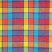 Cotton Fabric | Homespun Fabric | Plaid Fabric | Multi Color Plaid | 1 Yard