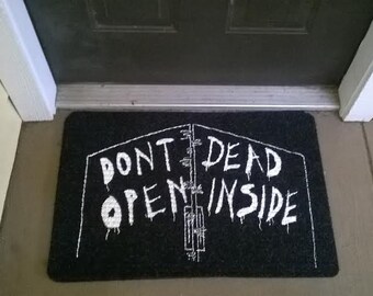 Don't Open Dead Inside Welcome Mat