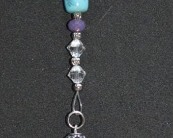 Turquoise, Purple and Blue Focal